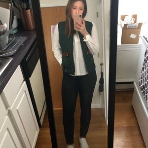 NWOT J. Crew Excursion Vest with Corduroy trim